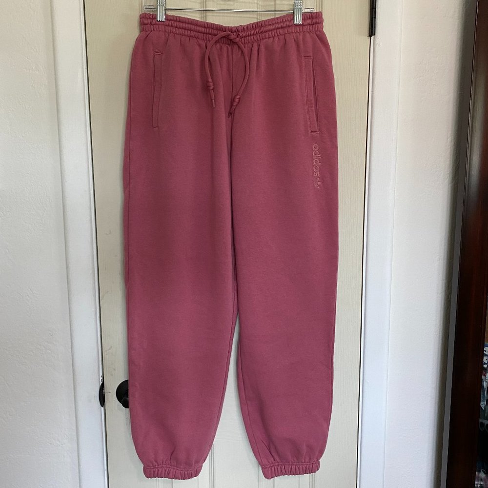 Adidas Women's Pink Sweat Pants Joggers